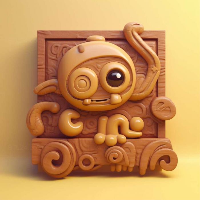 Games (Pudding Monsters 1, GAMES_9233) 3D models for cnc